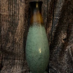 Green and Brown Drip Case! 10 1/2 inches by 3 inches